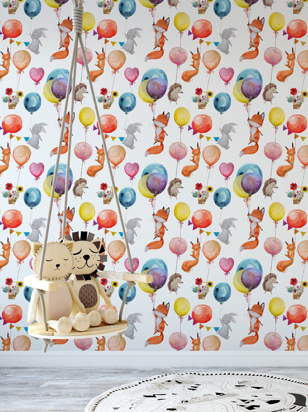 Kids wallpaper - Playroom - Peel and Stick Traditional #3597