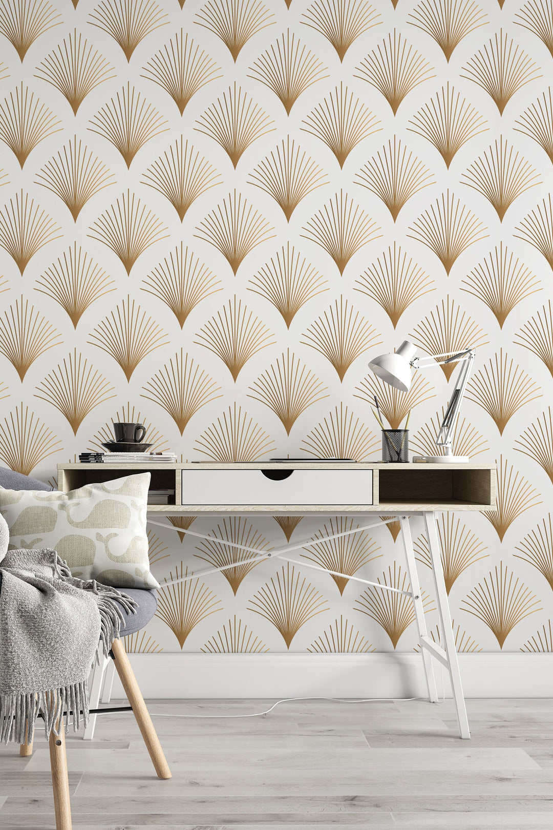 Art Deco design Traditional and Peel Stick Wallpaper #3583