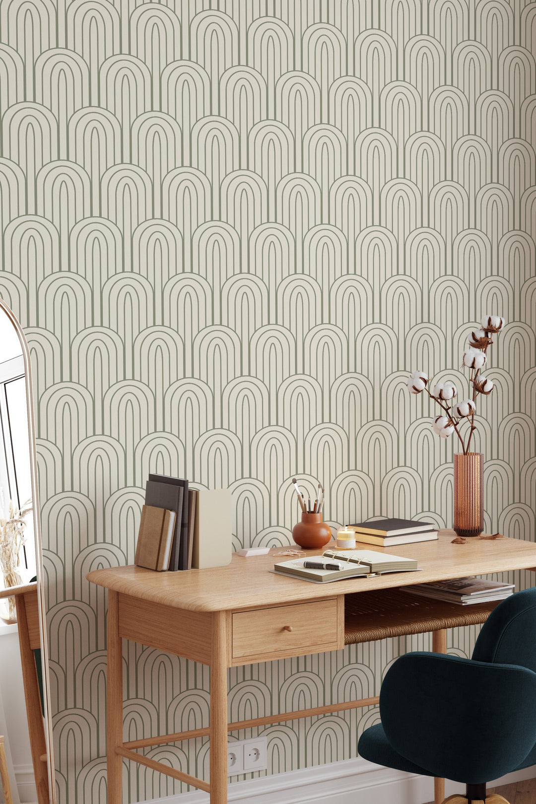 Abstract wallpaper - available in peel and stick