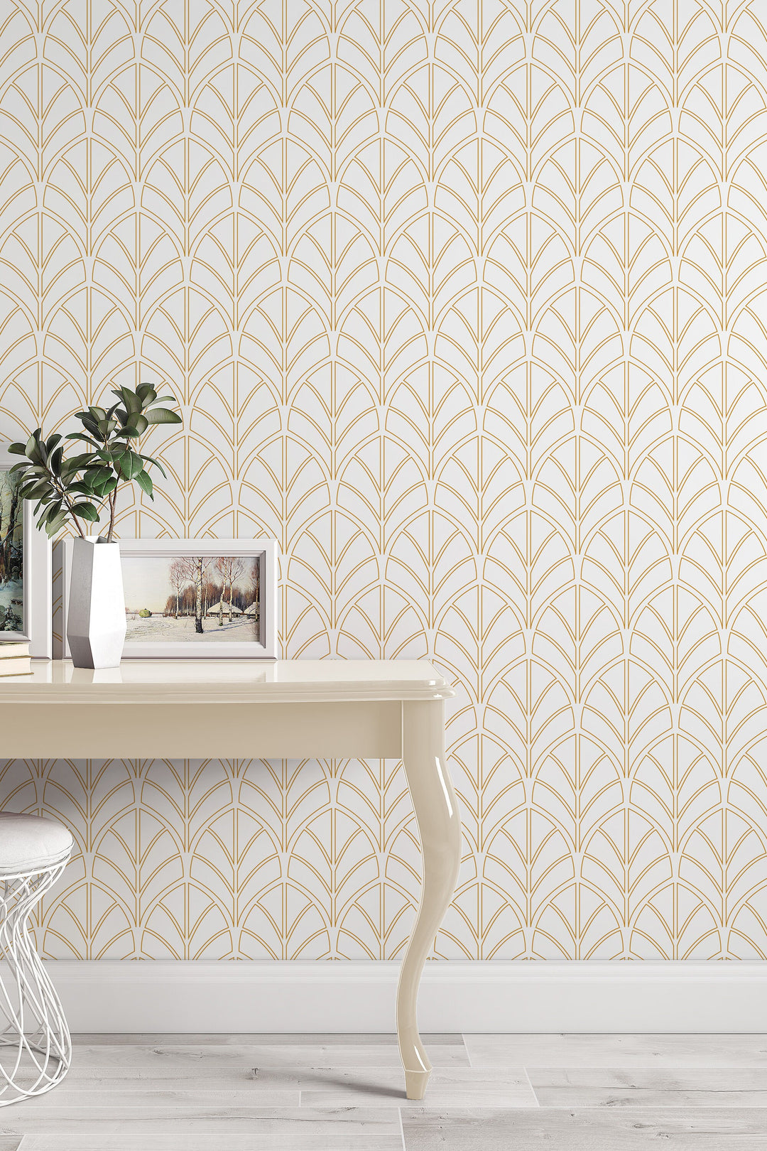 Art Deco wallpaper Traditional and Peel Stick #3586