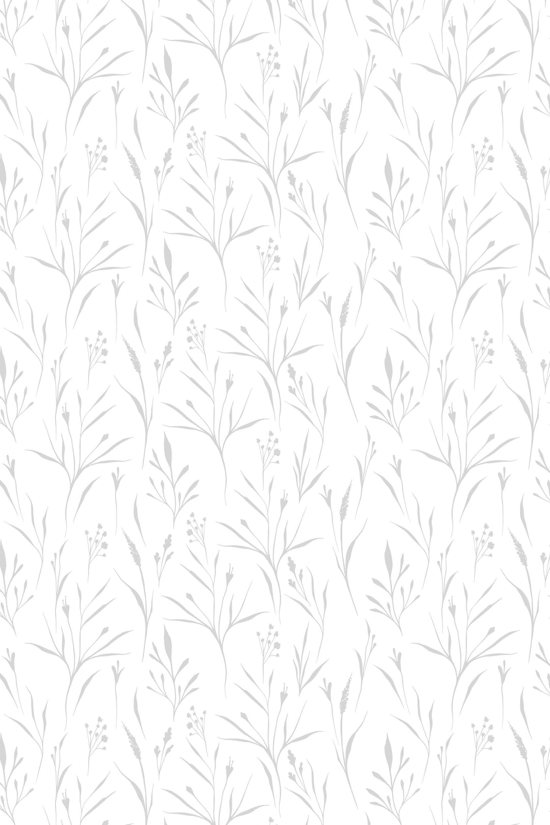 Boho wallpaper, leaves on white Traditional and Peel and Stick wallpaper NEW  #3592