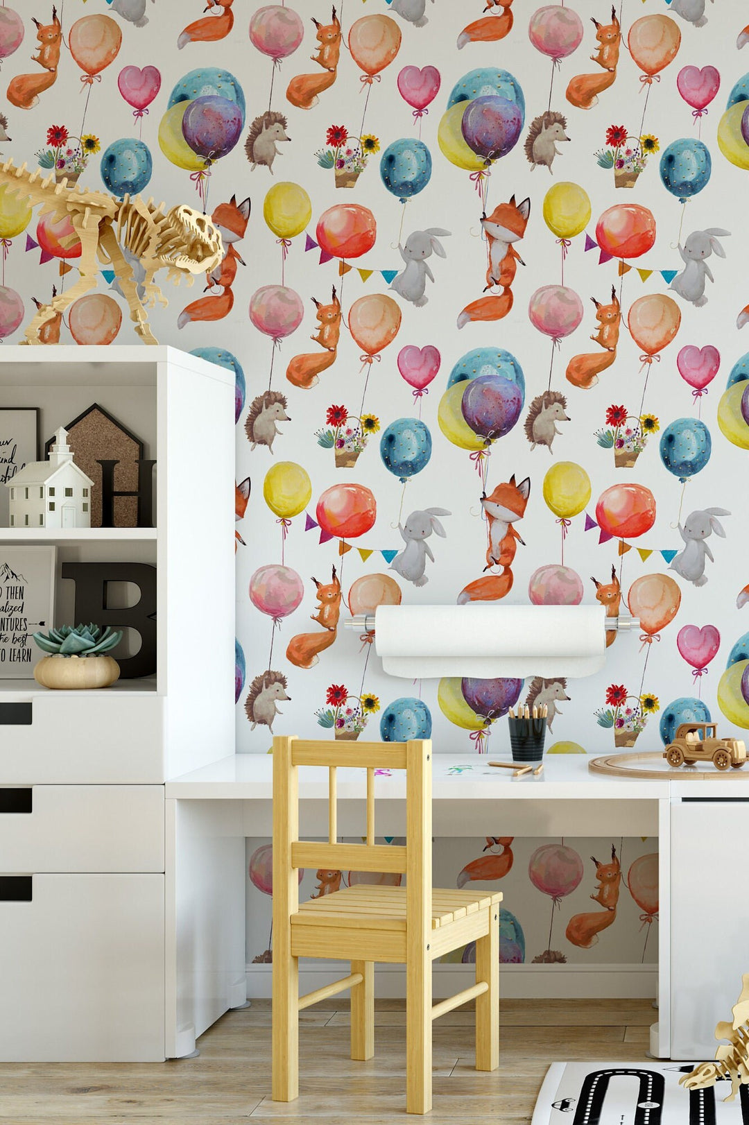 Kids wallpaper - Playroom wallpaper - Peel and Stick and Traditional wallpaper  #3597