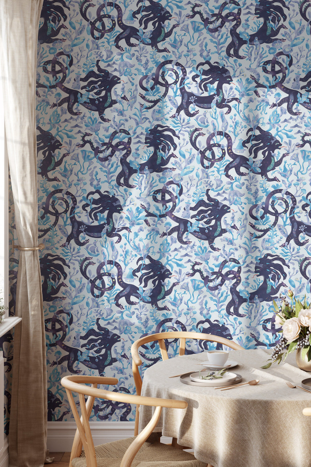 Mythical animal wallpaper exotic exclusive design - Peel