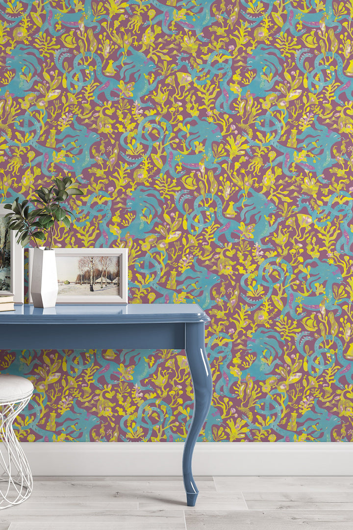 Mythical animal wallpaper exotic exclusive design - Peel