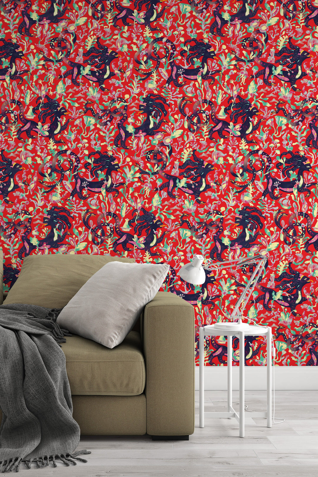 Animal wallpaper exotic exclusive design - Peel and Stick