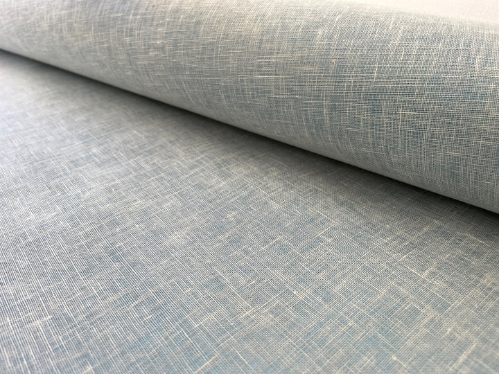 Natural Grasscloth Wallpaper light blue linen style 43180