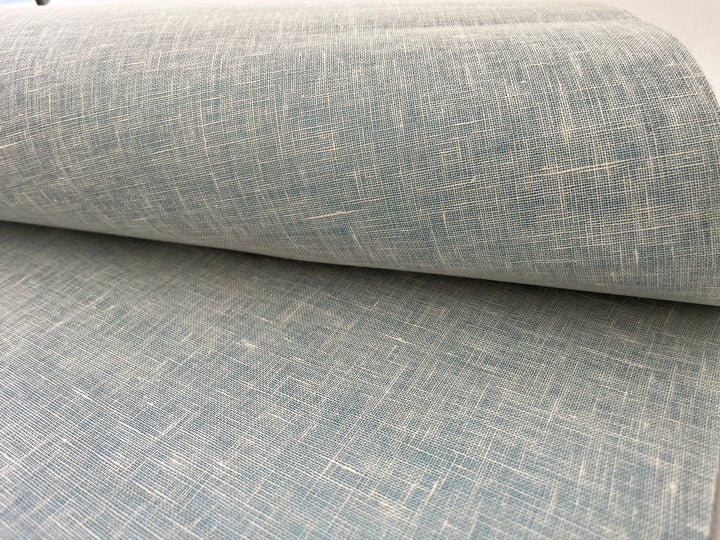 Natural Grasscloth Wallpaper light blue linen style 43180