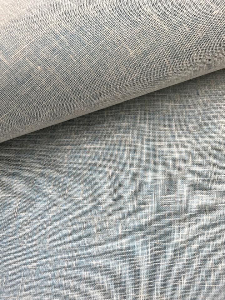 Natural Grasscloth Wallpaper light blue linen style 43180