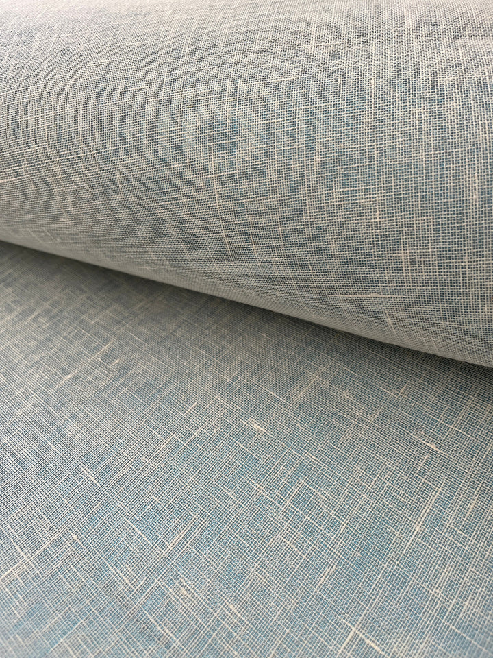 Natural Grasscloth Wallpaper light blue linen style 43180