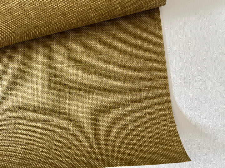 Natural Washed Jute Wallpaper fibers in light brown 45110