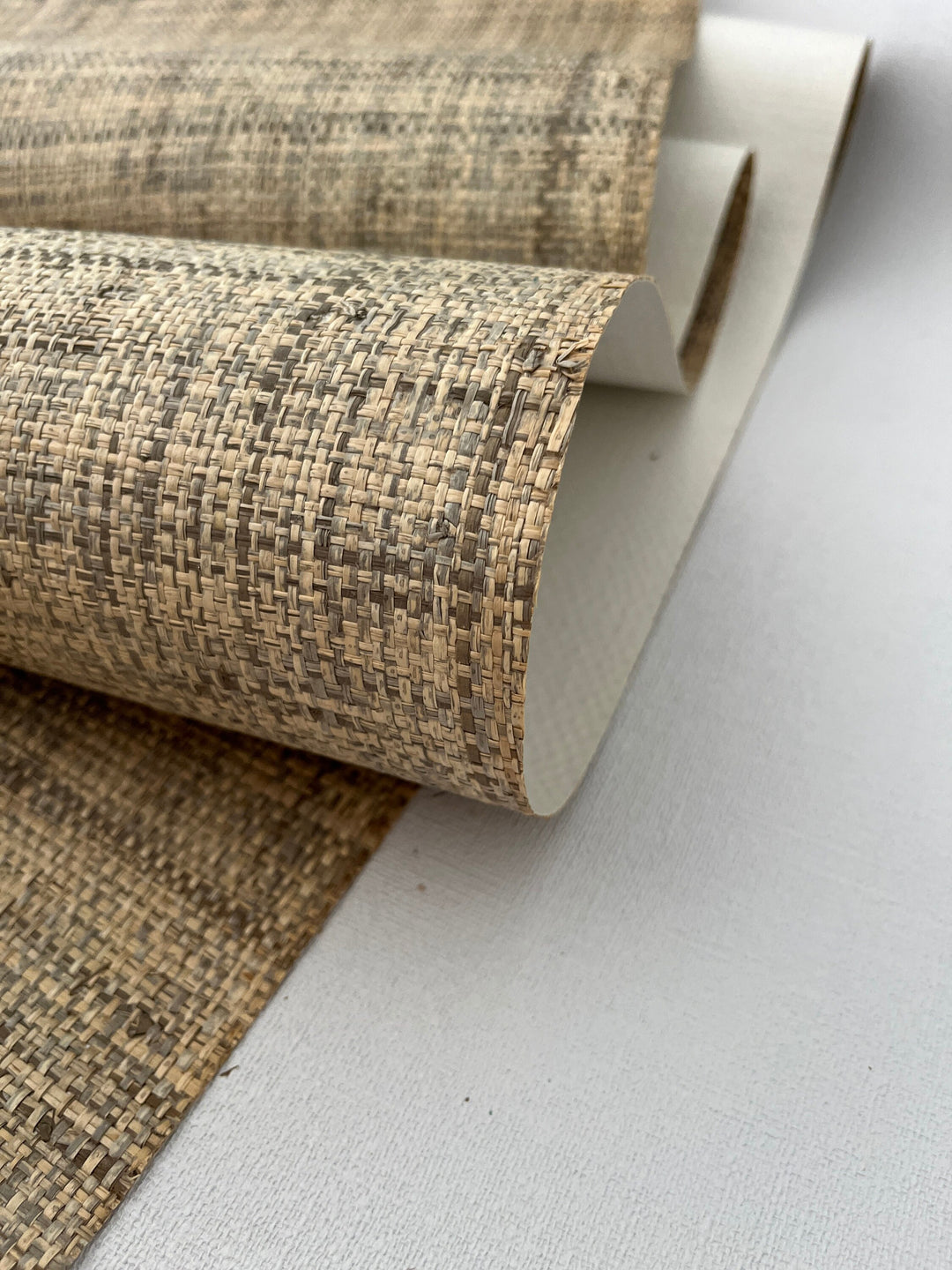 Real Raffia rough Wallpaper Natural Grasscloth fibers