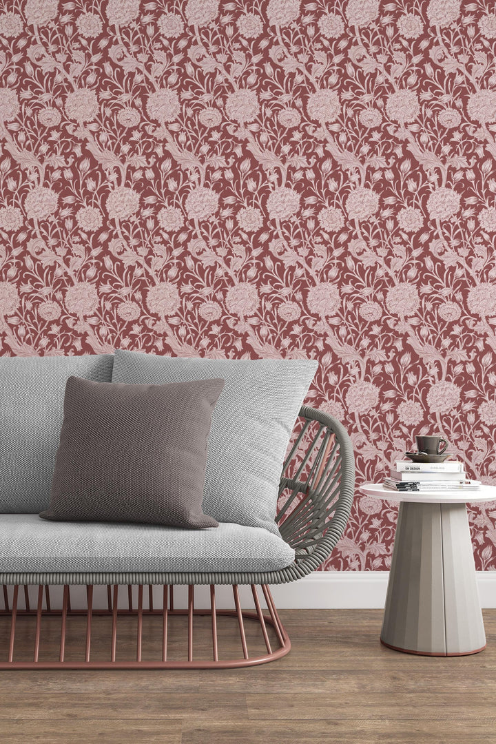 William Morris Peel and Stick - Traditional Wallpaper #3653