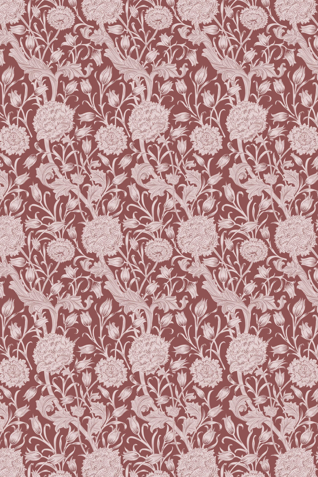 William Morris Peel and Stick - Traditional Wallpaper #3653