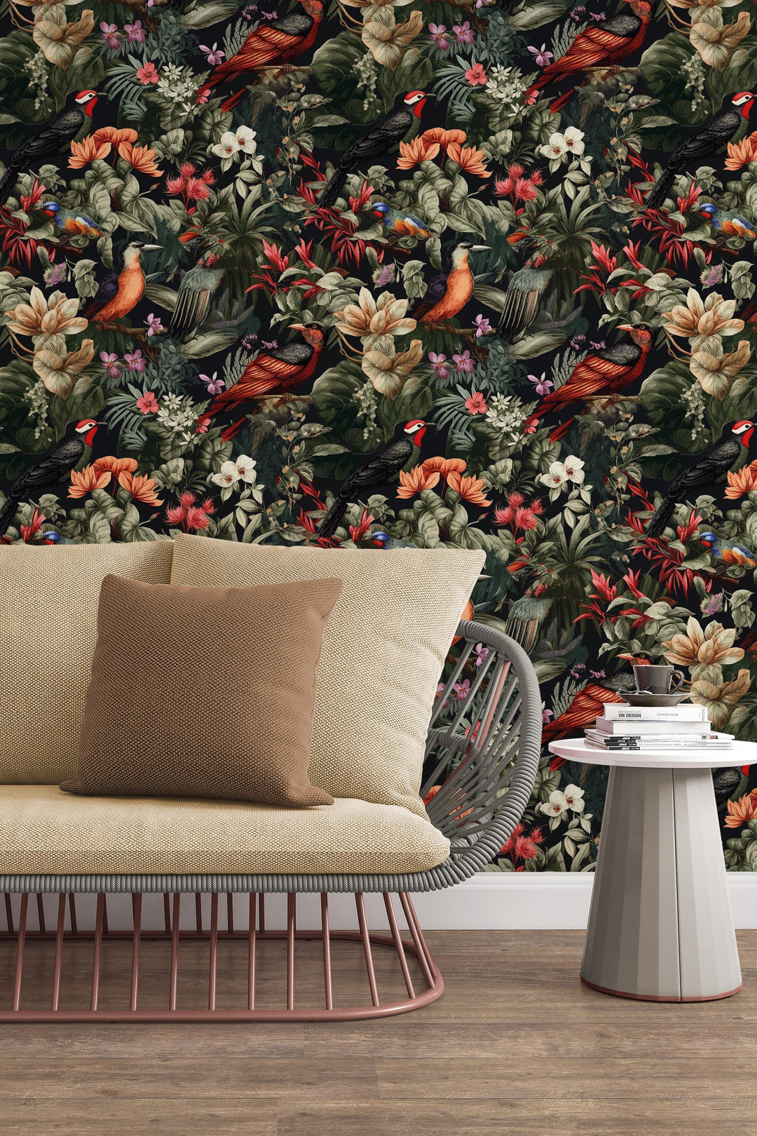 Magic garden - Peel and Stick wallpaper, Traditional wallpaper design #3669