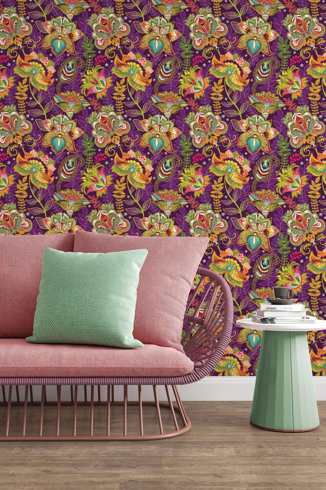 Indian floral wallpaper for walls #3240 - 2334