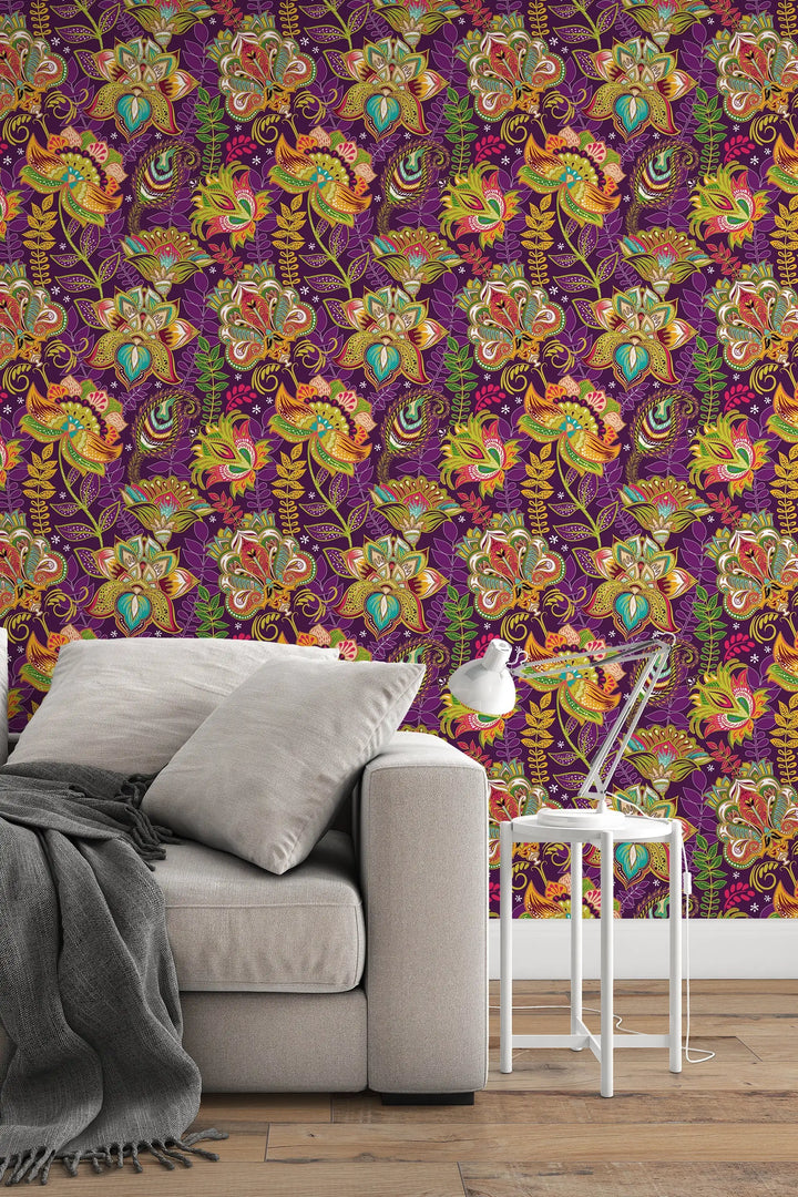 Indian floral wallpaper for walls #3240 - 2334