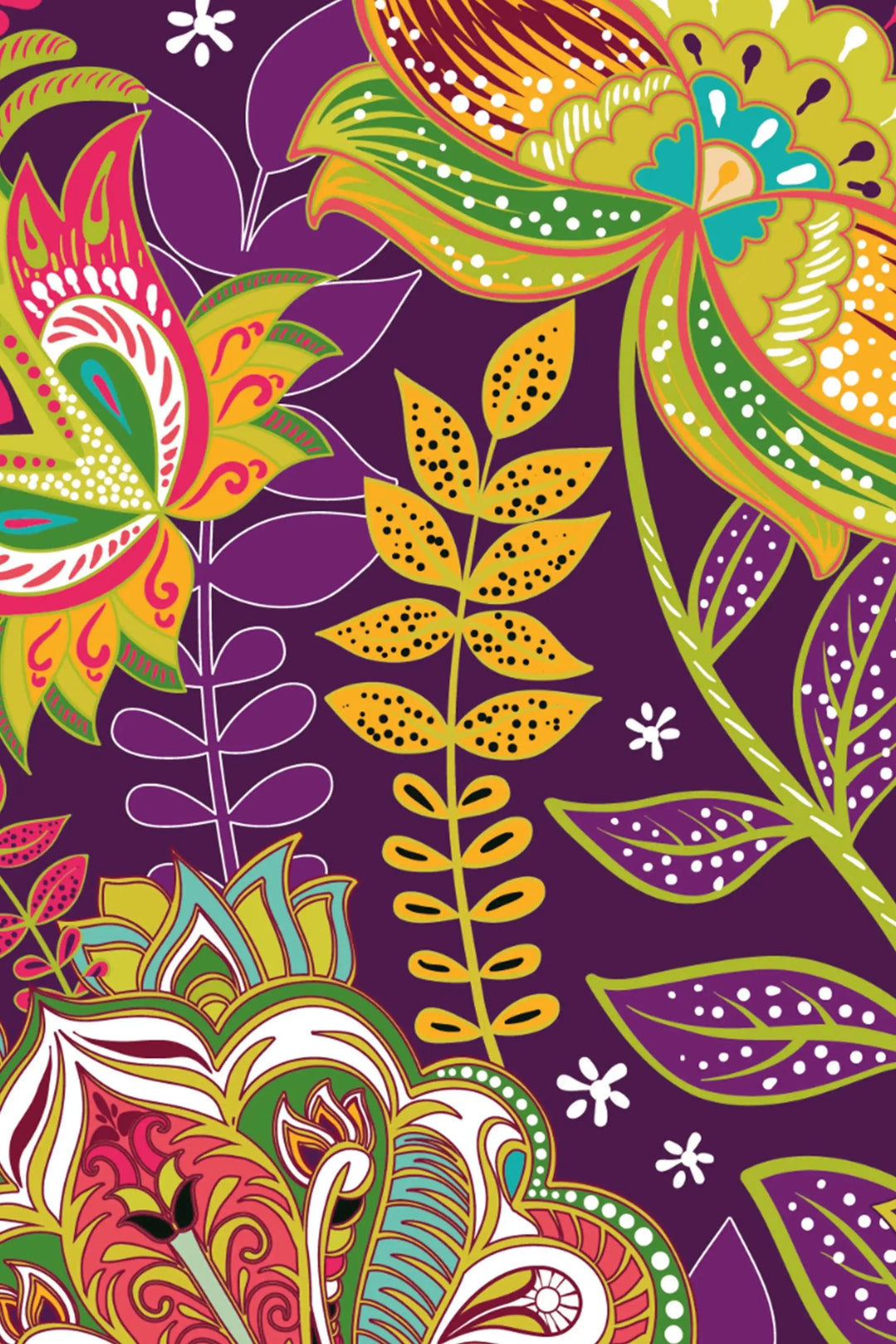 Indian floral wallpaper for walls #3240 - 2334