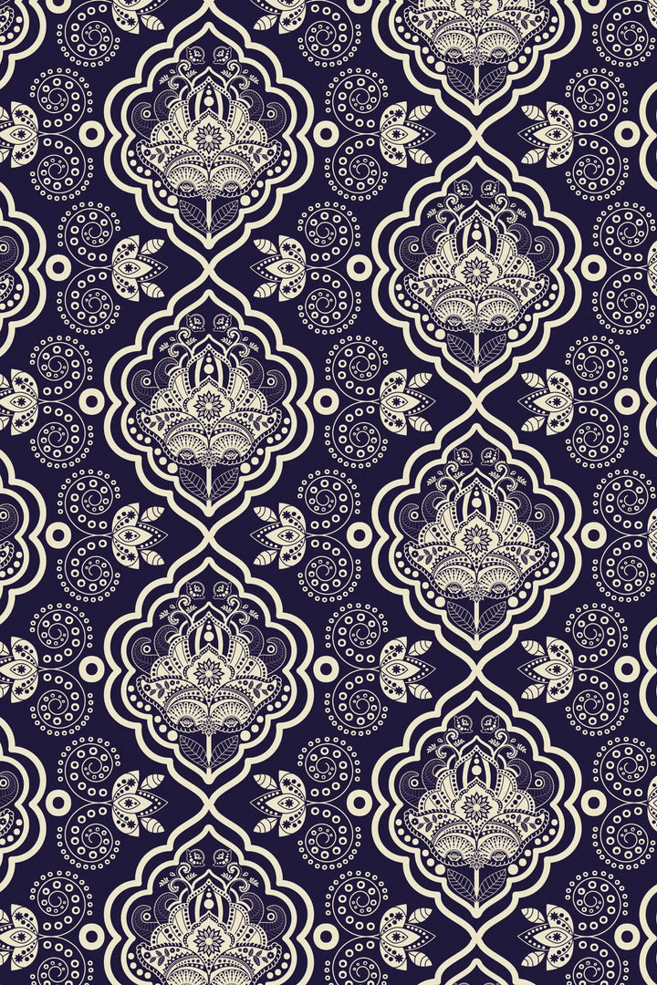 Indian ornament Peel and Stick Wallpaper #3241 - Wallpaper