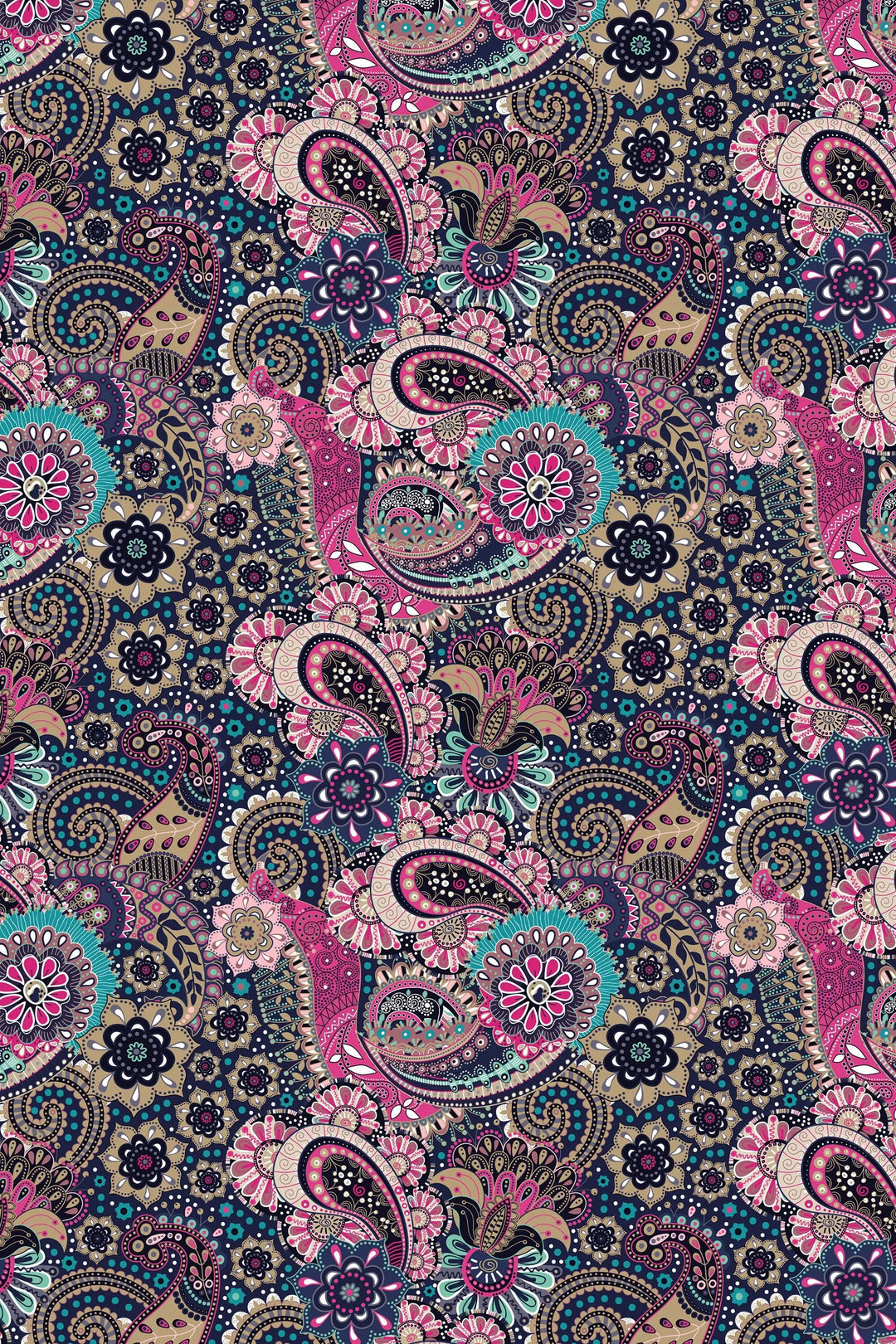 Indian pattern floral wallpaper #3234 - 2334