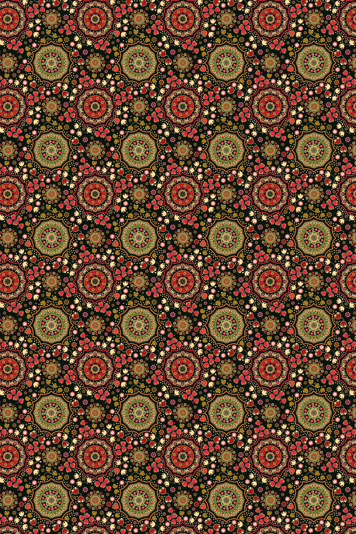 Indian pattern floral Wallpaper #3237 - 2334