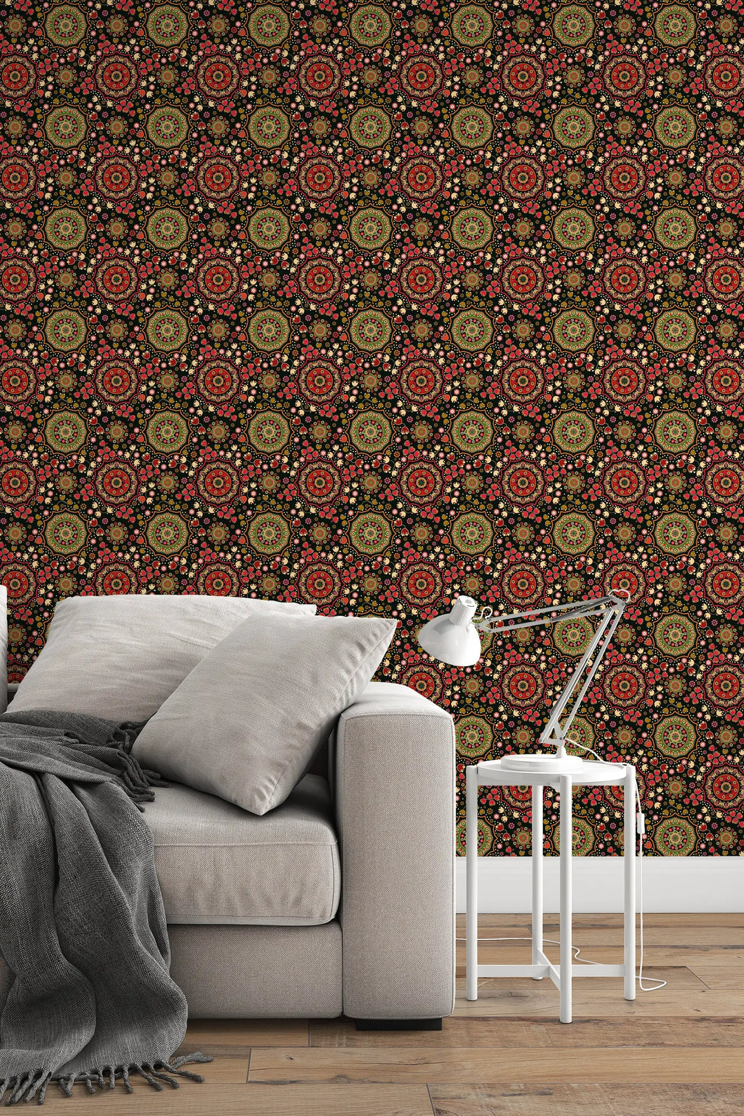 Indian pattern floral Wallpaper #3237 - 2334