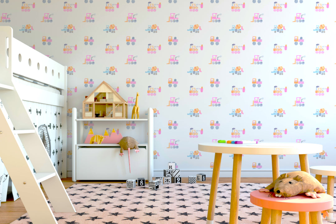 Kids Cars Wallpaper – Playful Nursery Pattern 3627