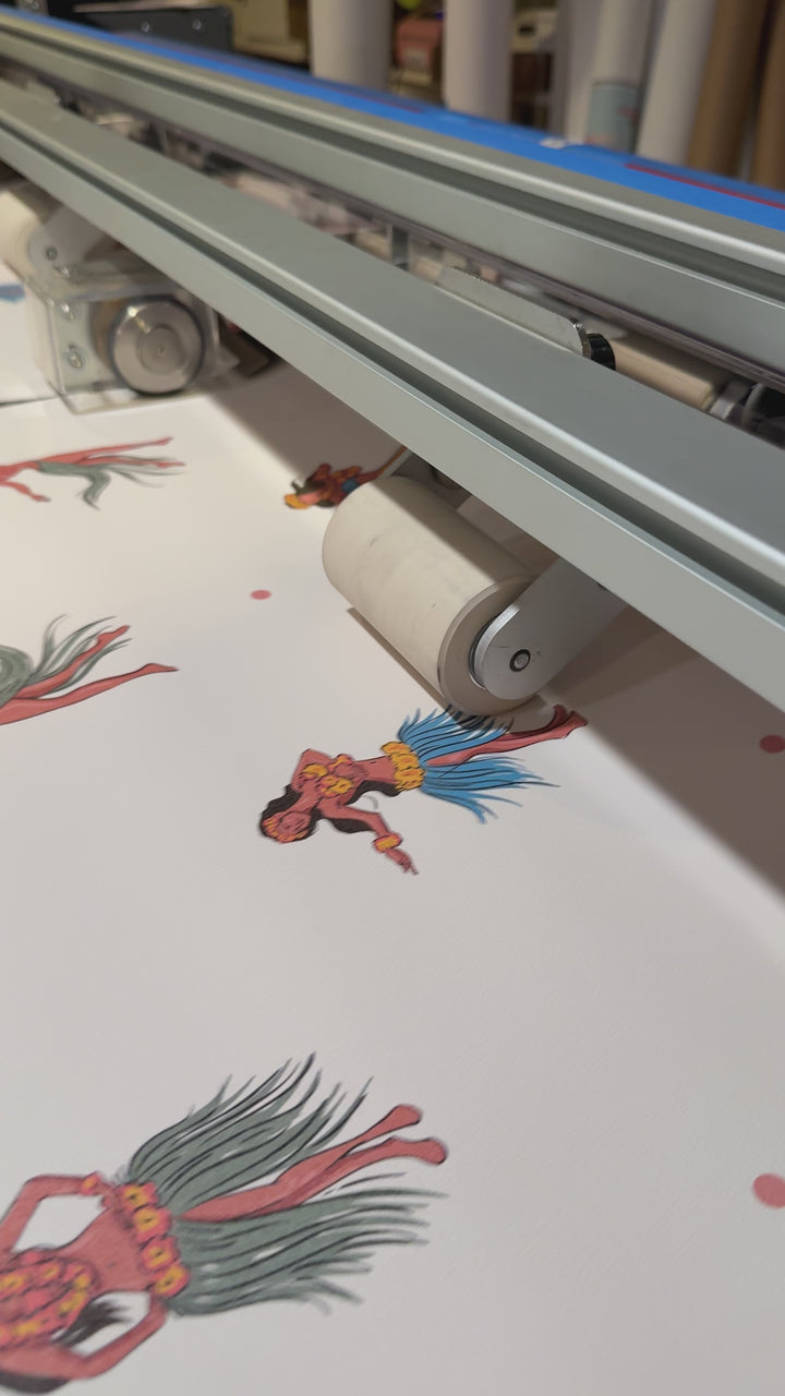 Hawaiian Dancers On Sand Background 3711