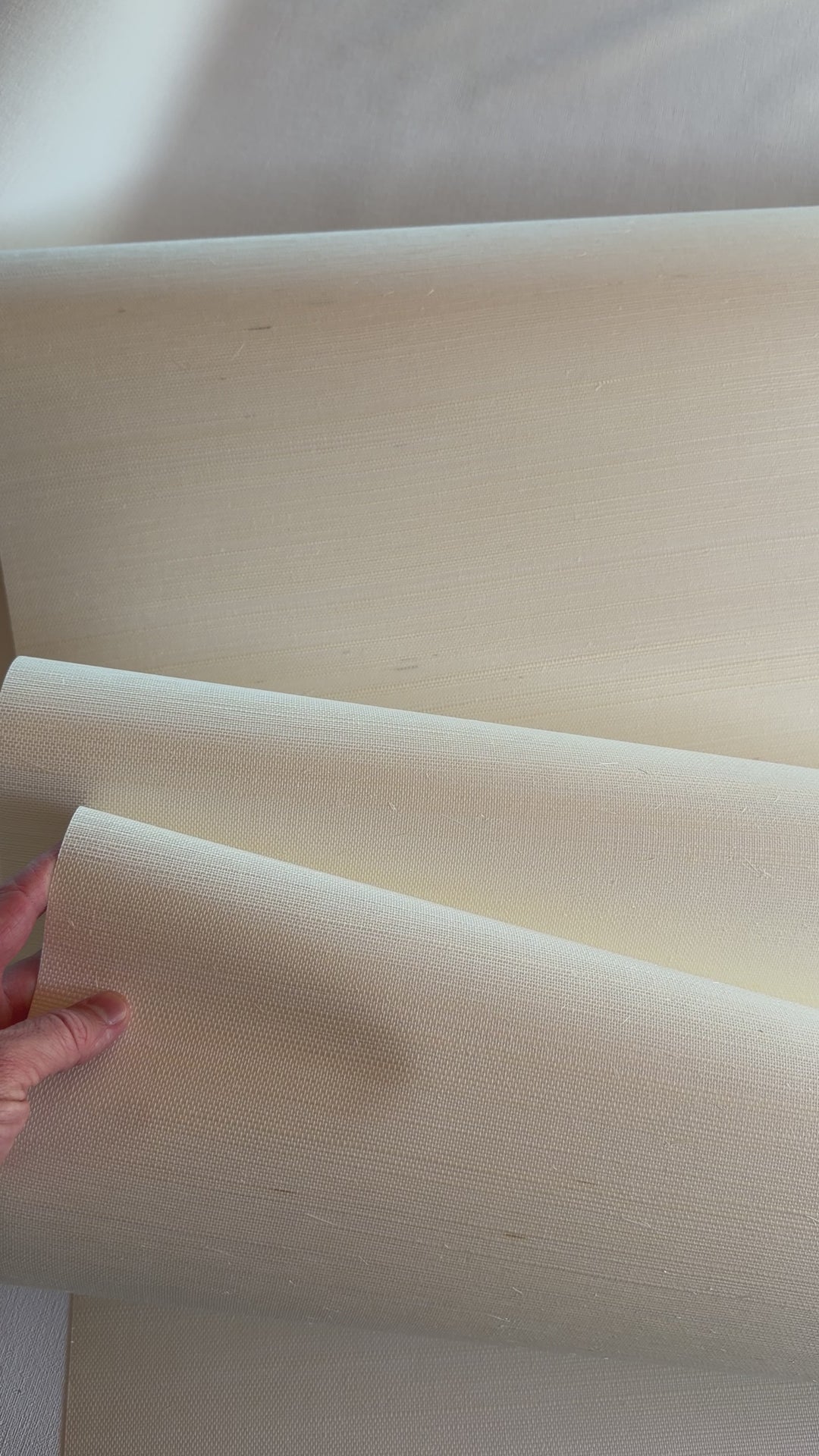 Sisal Natural Grasscloth Wallpaper — Subtle Woven Natural Surface 41014