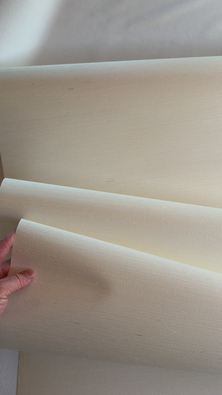 Sisal Natural Grasscloth Wallpaper — Subtle Woven Natural Surface 41014