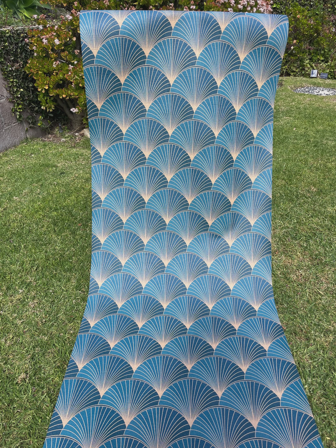 Art Deco Blue Wallpaper 3317