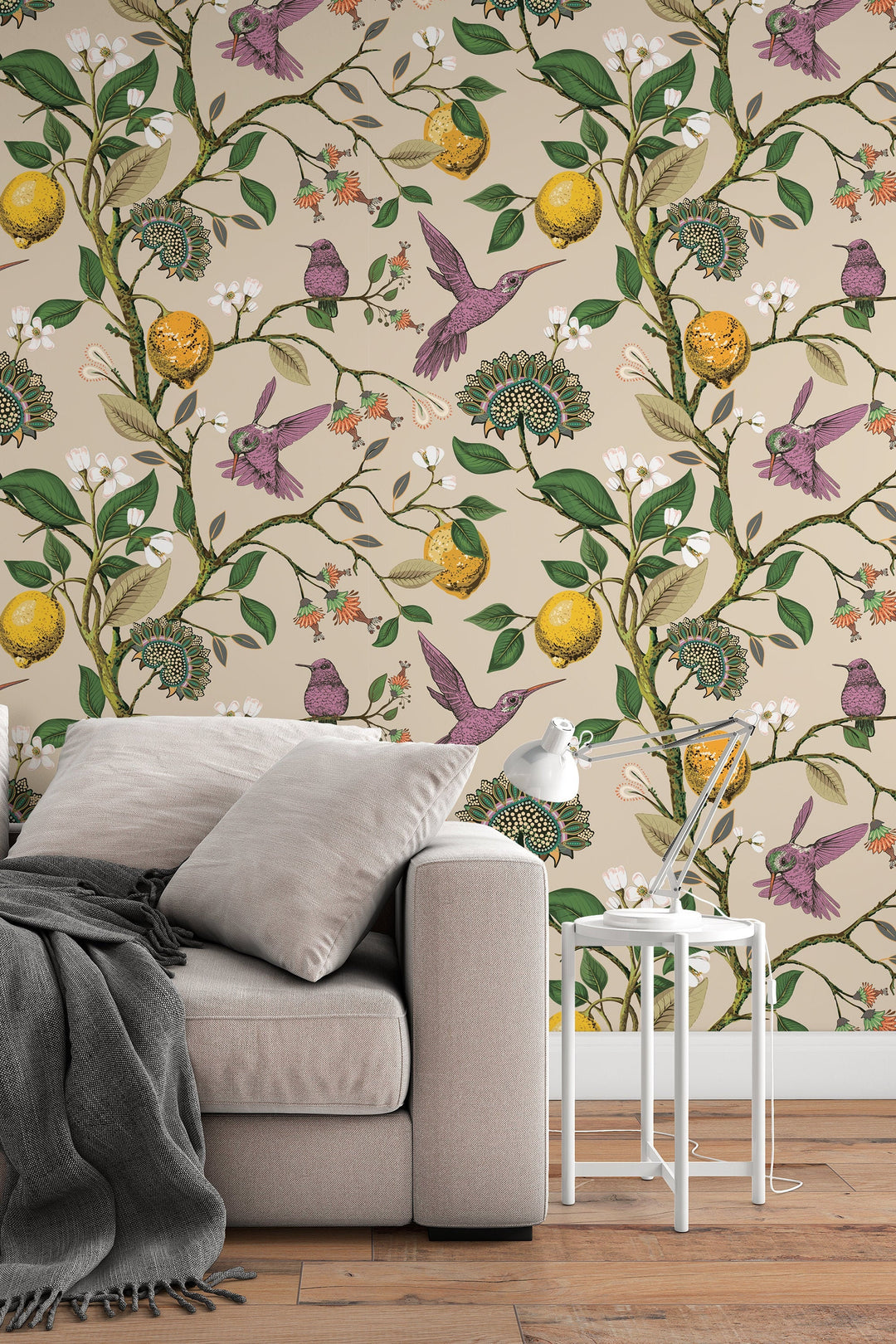 Stickman Humming Hummingbird Peel and Stick Wallpaper: Easy, Stylish Decor