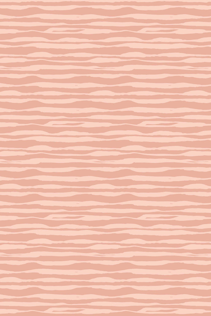 Red waves Hand made pattern traditional wallpaper and removable design#3041