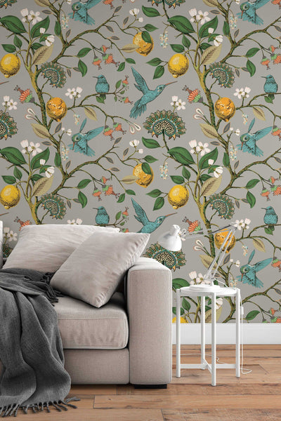 Blue Bird Animal Peel and Stick Removable Wallpaper 9623   34161022