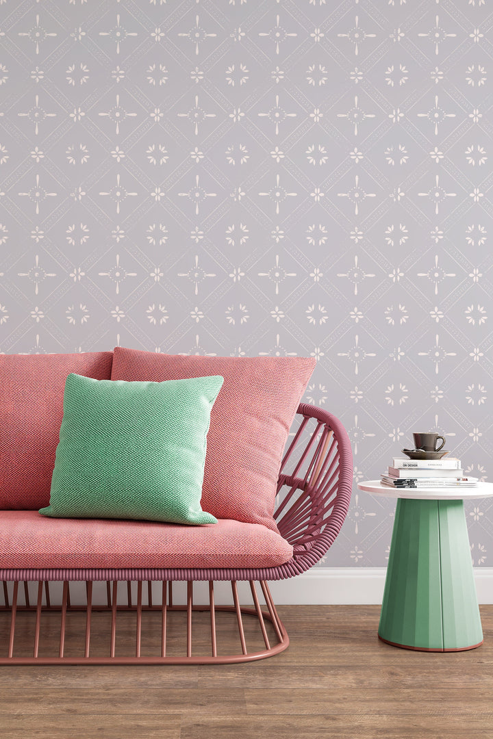 BOHO Design Wallcovering - Canvas Peel & Stick Wallpaper - Removable Self Adhesive Wallpaper pattern wallpaper design #3158