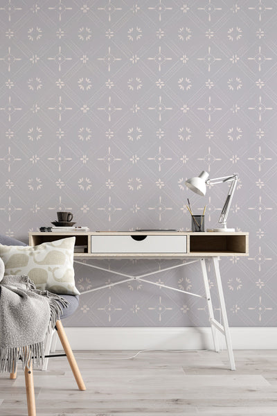 BOHO Design Wallcovering - Canvas Peel & Stick Wallpaper - Removable Self Adhesive Wallpaper pattern wallpaper design #3158