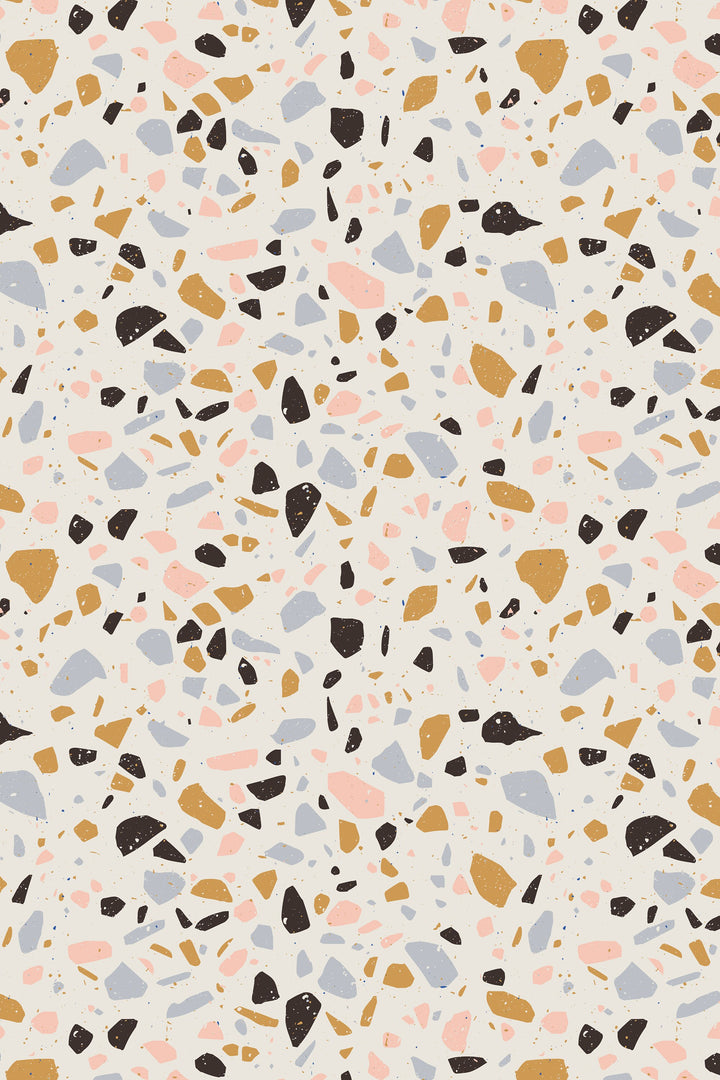 terrazzo pattern wallpaper