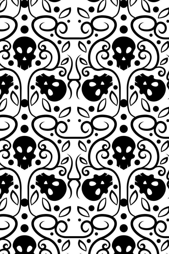 halloween skull wallpaper