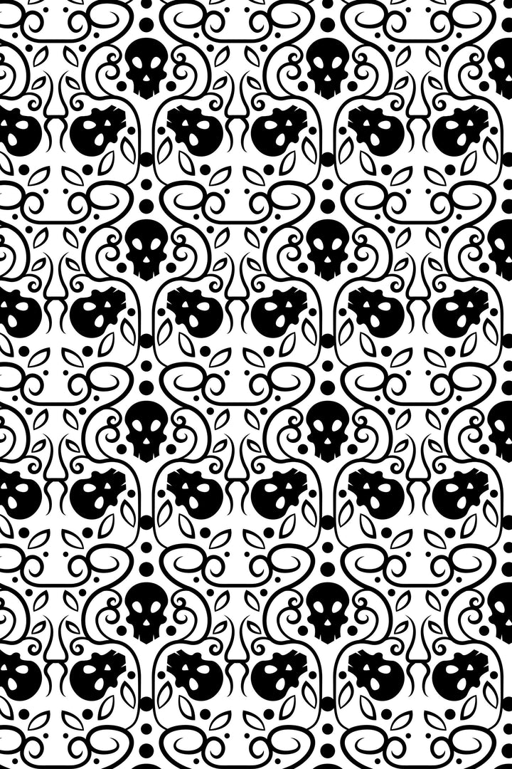 black and white halloween wallpaper