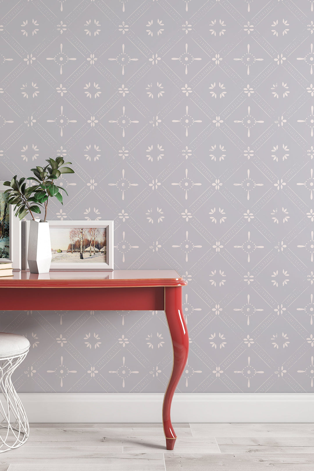 BOHO Design Wallcovering - Canvas Peel & Stick Wallpaper - Removable Self Adhesive Wallpaper pattern wallpaper design #3158