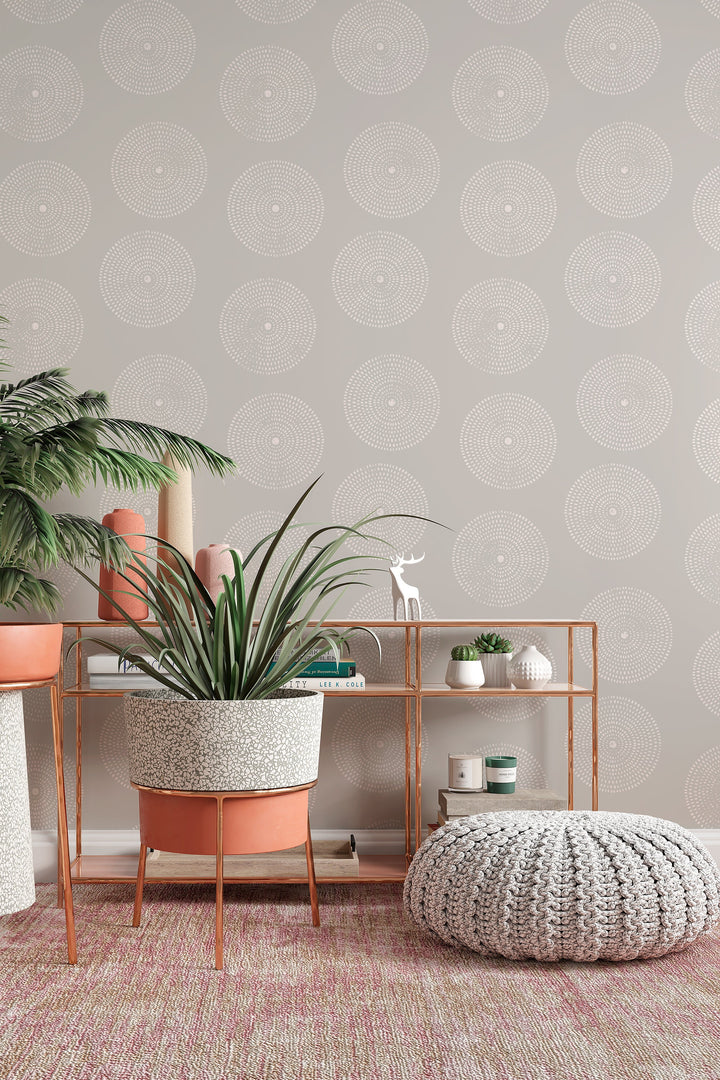 BOHO design Wallcovering - Canvas Peel & Stick Wallpaper - Removable Self Adhesive Wallpaper pattern wallpaper design #3160