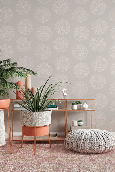 BOHO design Wallcovering - Canvas Peel & Stick Wallpaper - Removable Self Adhesive Wallpaper pattern wallpaper design #3160