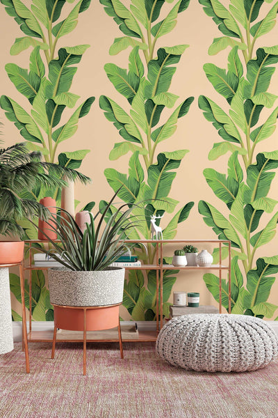 Big Banana Leaf Wall Poster Tropical Self Adhesive Wallpaper  LuzenCo