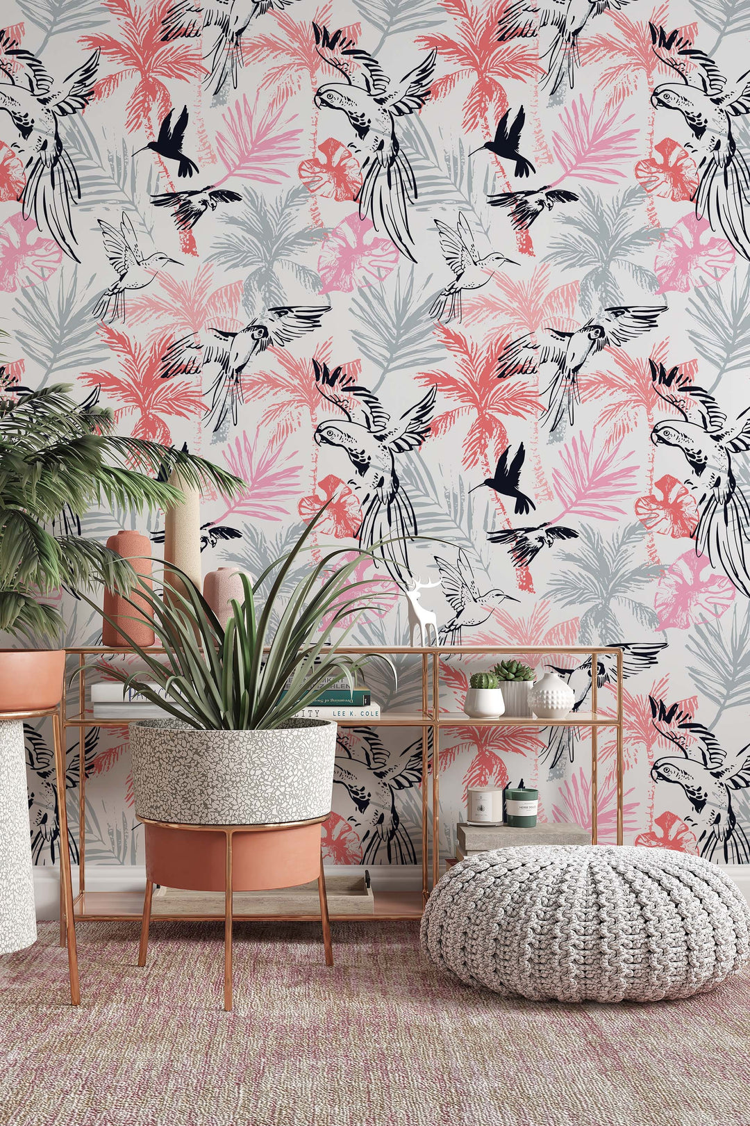 tropical wallpaper design