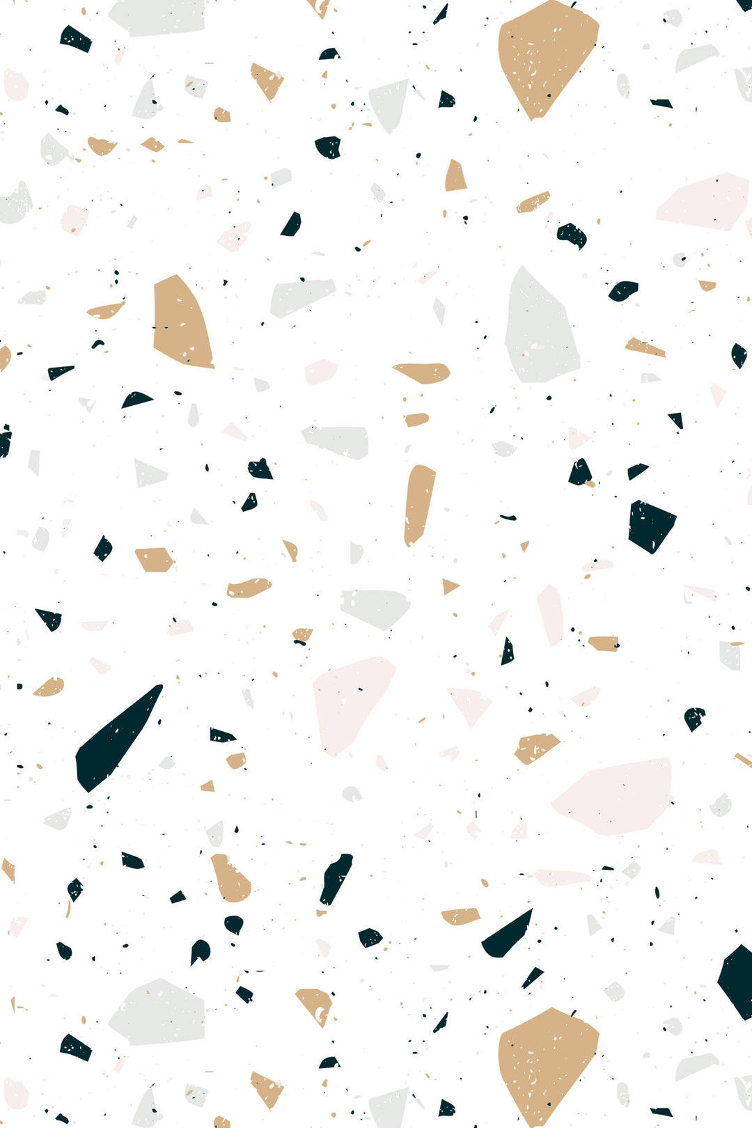 White Terrazzo Wallpaper peel and stick