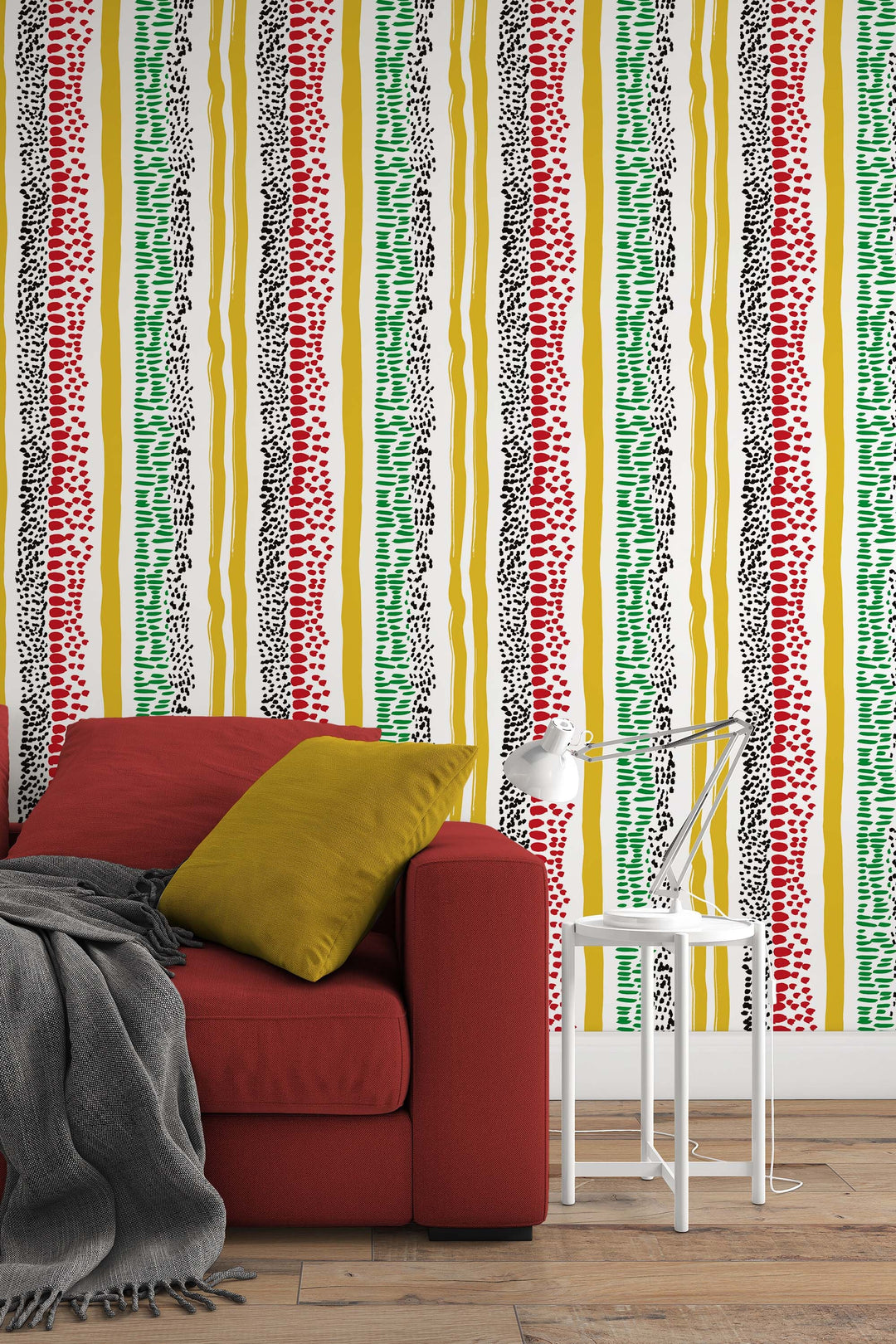 EXCLUSIVE Pattern abstract multicolor stripes - Peel