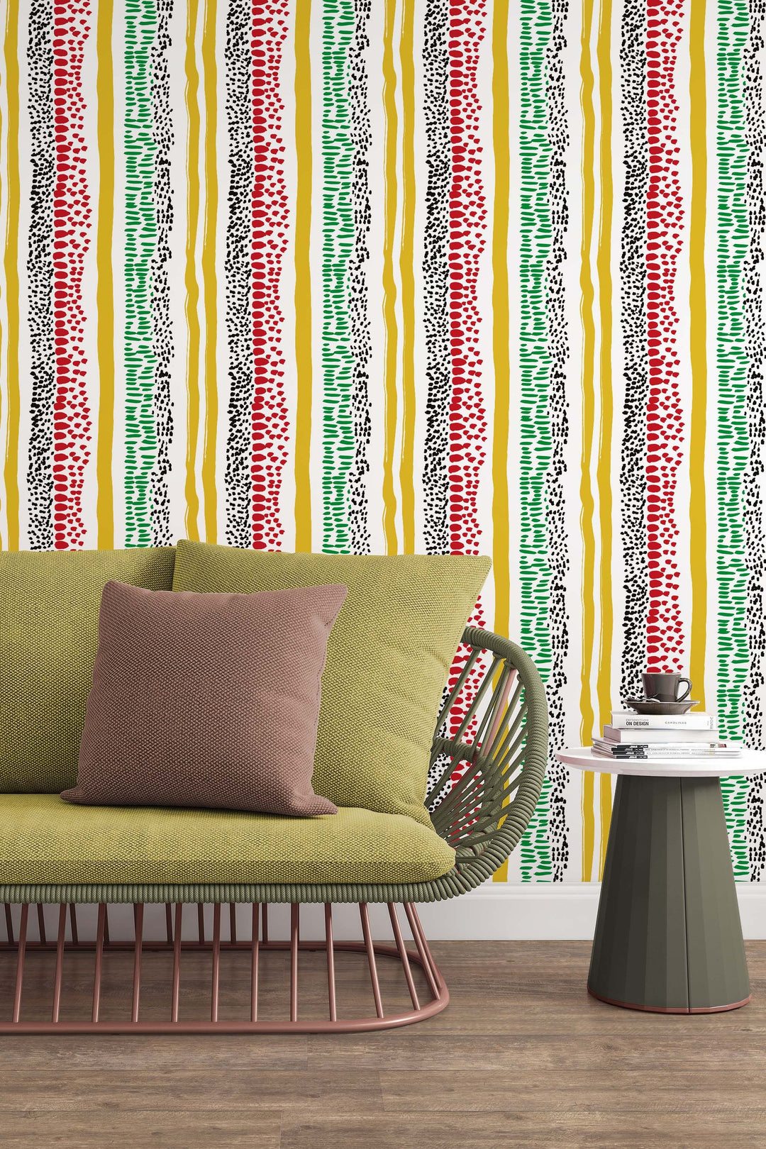 EXCLUSIVE Pattern abstract multicolor stripes - Peel