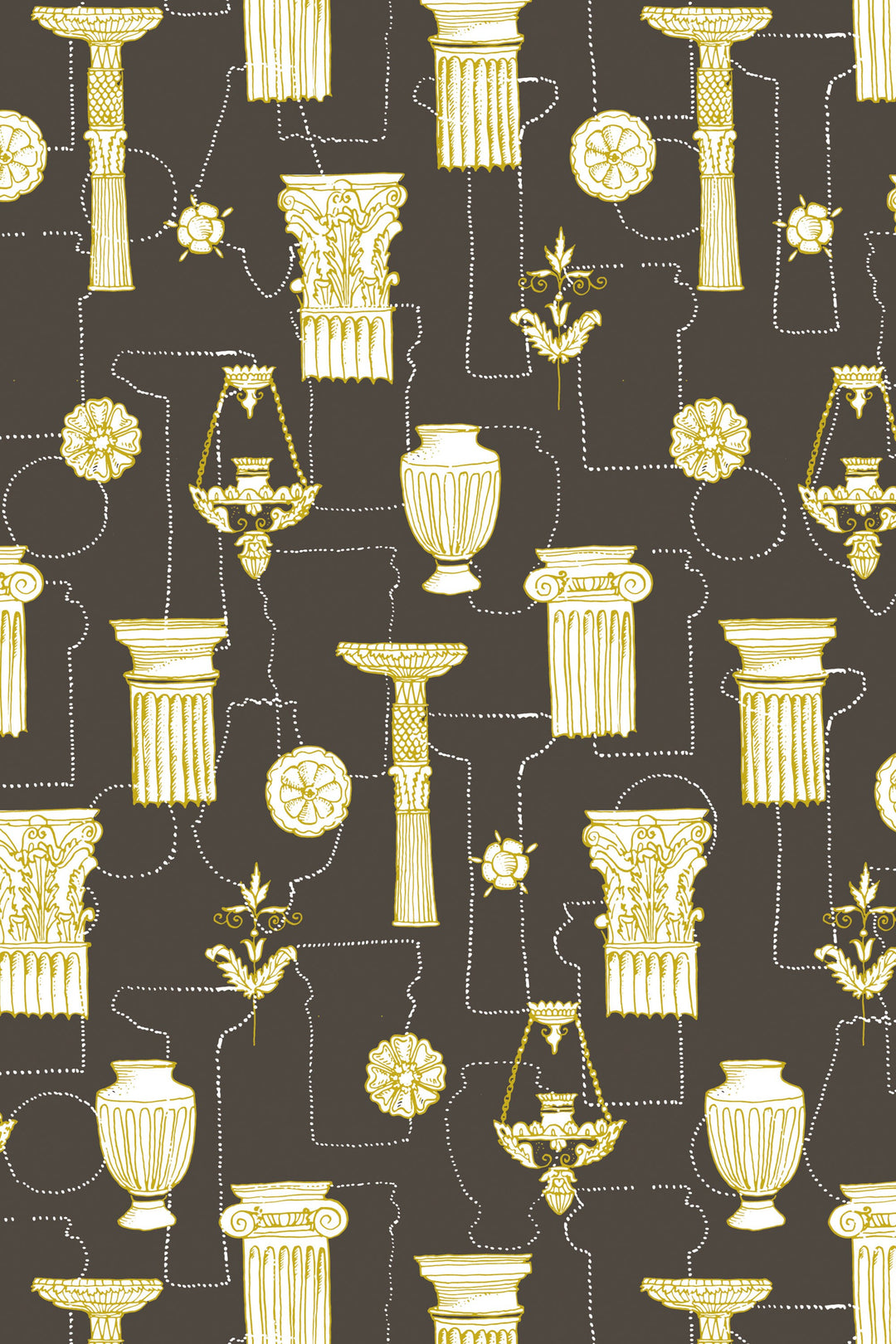 Removable wallpaper vintage - Peel and stick - Traditional