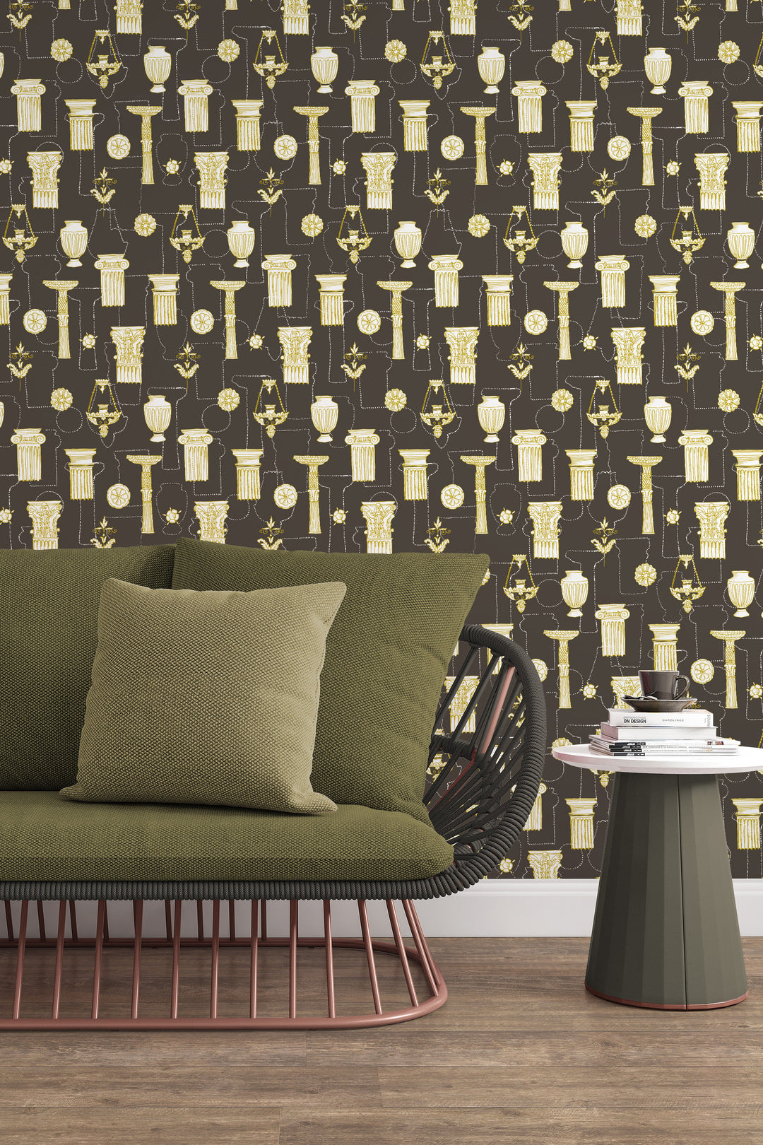 Removable wallpaper vintage - Peel and stick - Traditional