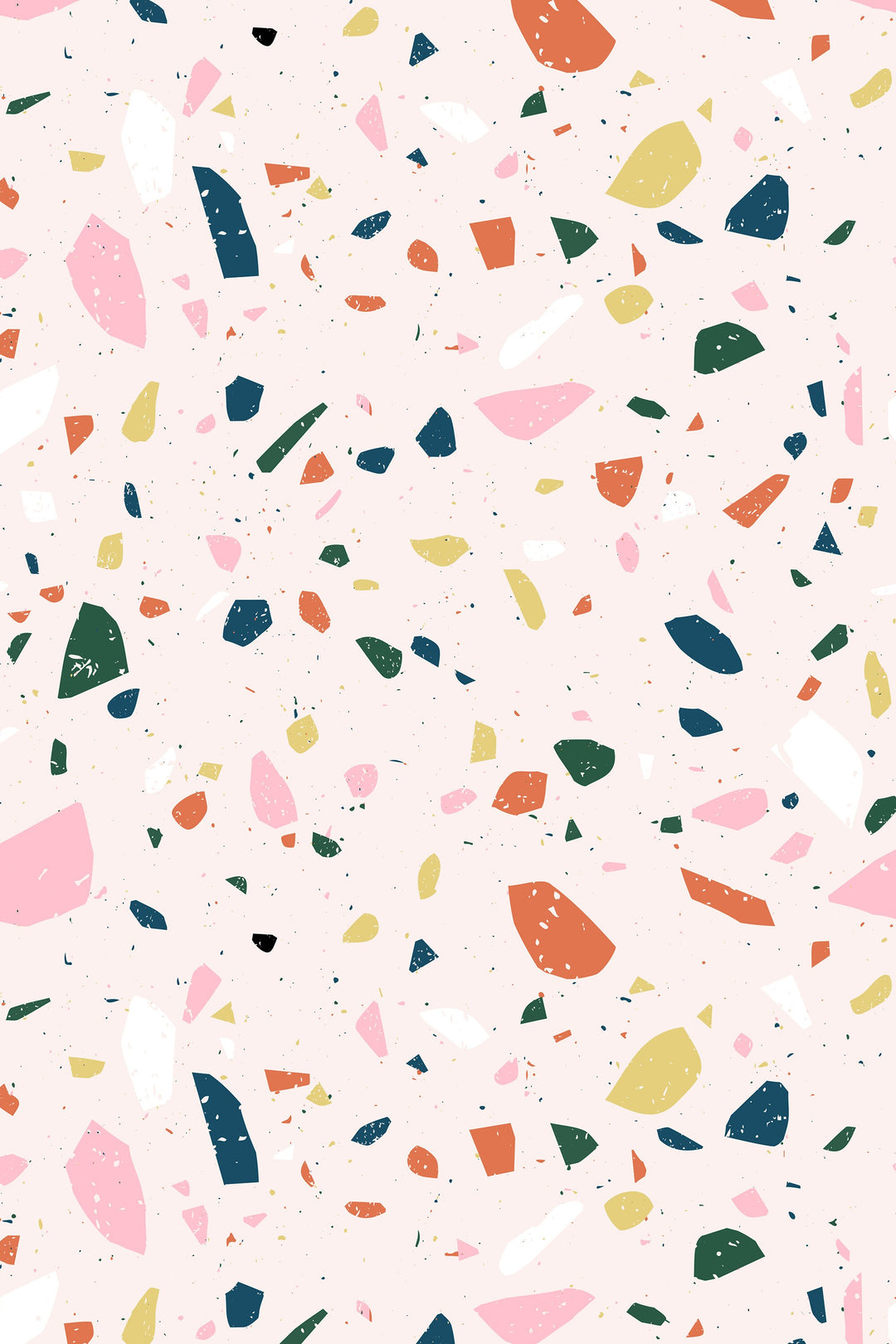 Pink Terrazzo Wallpaper self adhesive