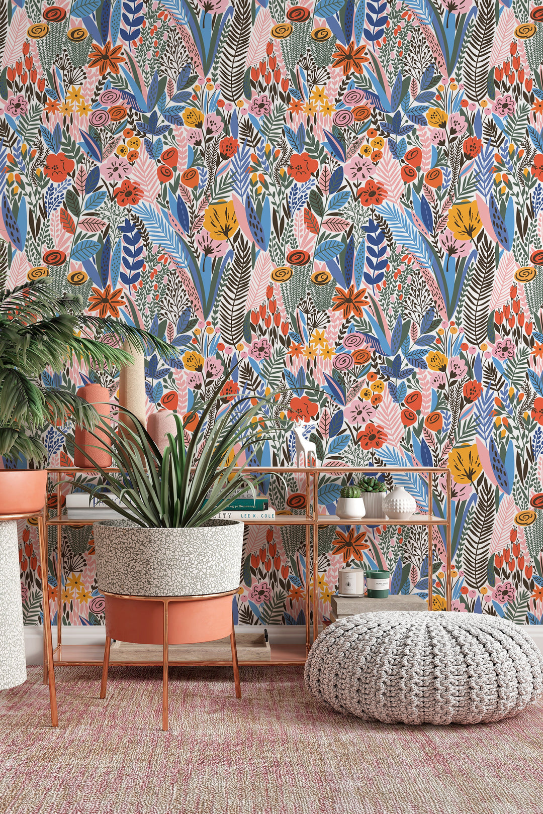 Scandinavian wallpaper for living room